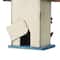 Glitzhome® 10.25" Washed White Distressed Flower Birdhouse